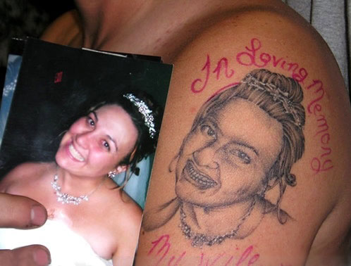Really Bad 'In Loving Memory' Tattoo